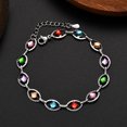 thumbnail image 1 of JewelryTop-pulsera de plata de ley de oro de 18K para mujer, brazalete fino de colores, regalo de fiesta de boda, 18 + 5cm, original, 1 of 2