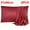 Burgundy, variant on Unique Bargains Luxury Satin Pillowcase Cool Silk Pillow Case Cover 2pcs