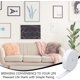 thumbnail image 5 of Cinta de fieltro autoadhesiva de 16,4 pies x 1,6 pulgadas, tira de fieltro adhesiva blanca, fieltro con reverso adhesivo, almohadillas de fieltro antideslizantes para muebles, 5 of 9