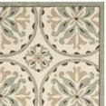 thumbnail image 2 of SAFAVIEH Four Seasons Saranna Geometric Area Rug, Green/Brown, 3'6" x 5'6", 2 of 4