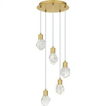PCSKY1812BRG Quoizel Lighting Skye - 37W LED Pendant-7 Inch Tall and 14.5 Inch Wide