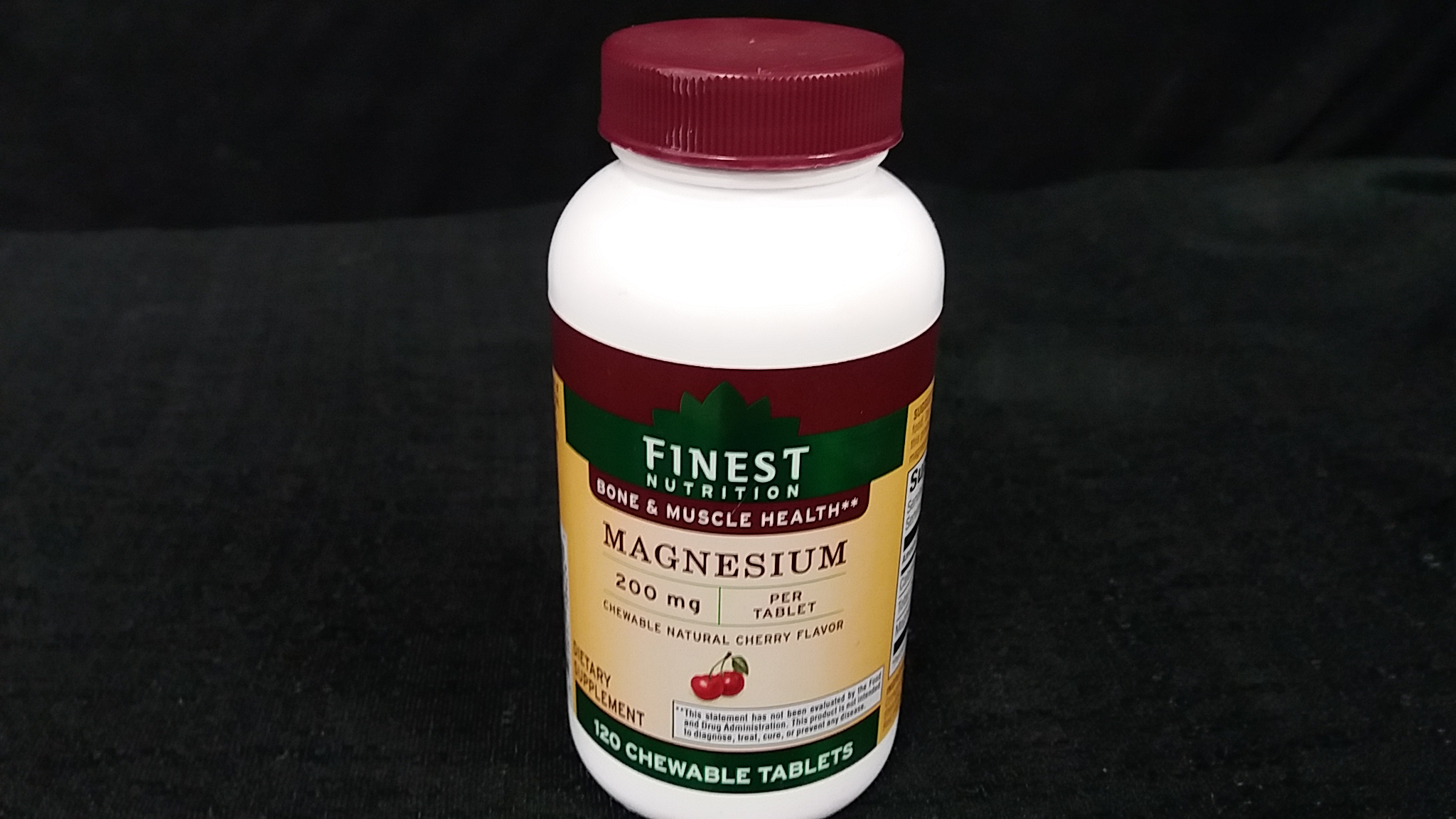 Finest Nutrition Magnesium 200 mg Chews Cherry 120 ea BrickSeek