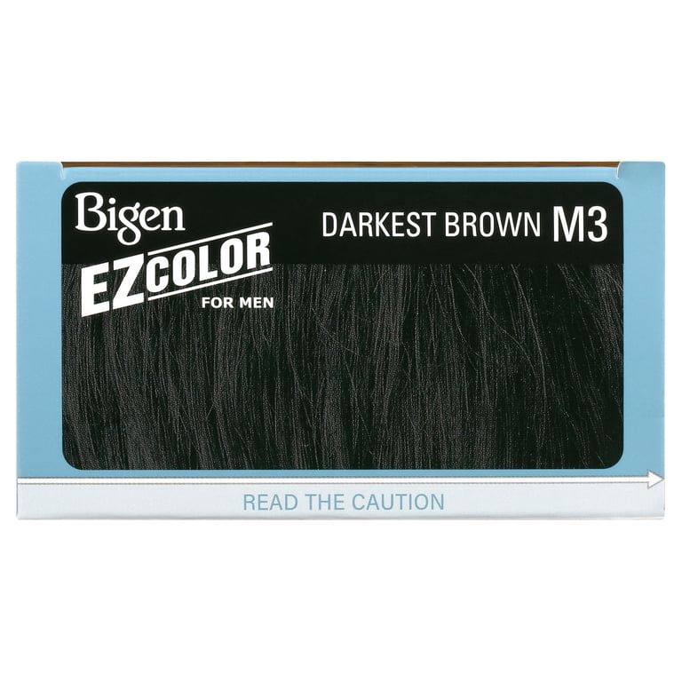 Bigen EZColor Men's Hair and Beard Dye, Darkest Brown, Permanent