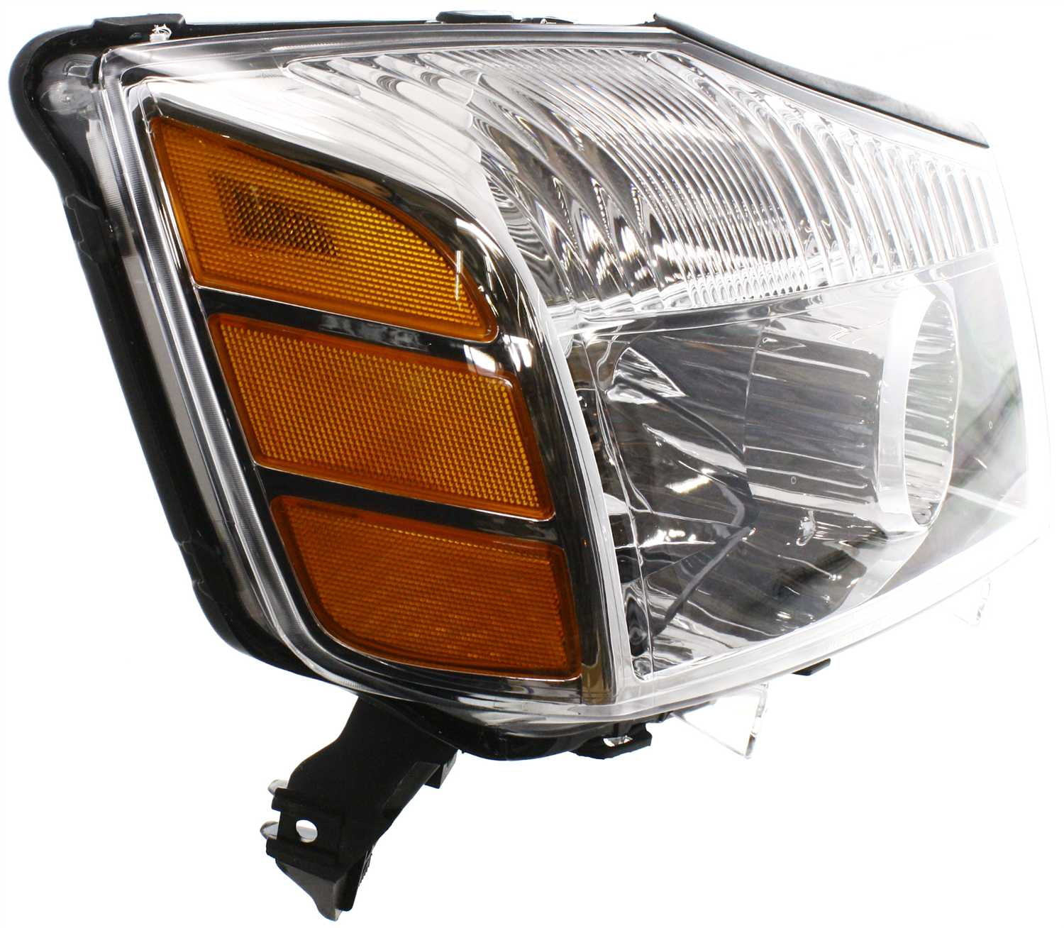 Headlight Compatible With 2004-2007 Nissan Titan 2005-2007 Armada Right Passenger Halogen With bulb(s)