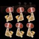 thumbnail image 4 of Clavijas de afinación de guitarra Clavijas de afinación de guitarra 3R 3L 6 uds. afinadores de bloqueo cerrados piezas de cabezales de máquina para accesorios de guitarra eléctrica acústica Hugtrwg Para estrenar, 4 of 8