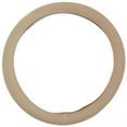 thumbnail image 5 of BDK Ergonomic Soft Grip Steering Wheel Cover - Sporty Leather Grip for Standard Size Wheels 14.5 - 15 inch Beige, 5 of 9