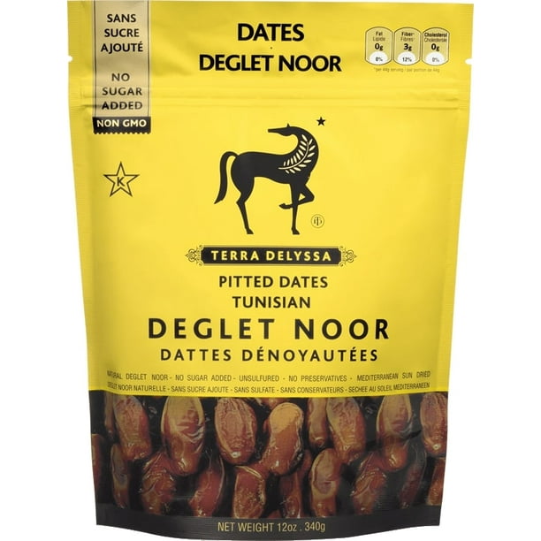 Terra Delyssa Dates Deglet Noor Org, 12 Oz