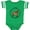 Football Green and White, variant on Inktastic Future Goat Farmer with Cute Goats and Hoof Prints Boys or Girls Baby Bodysuit