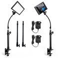 thumbnail image 1 of Kit de 2 luces LED para video Dazzne bicolor regulables de 16 W, 1 of 7
