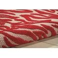 thumbnail image 5 of Nourison Aloha Indoor/Outdoor Red 3'6" x 5'6" Area Rug, (4x6), 5 of 6