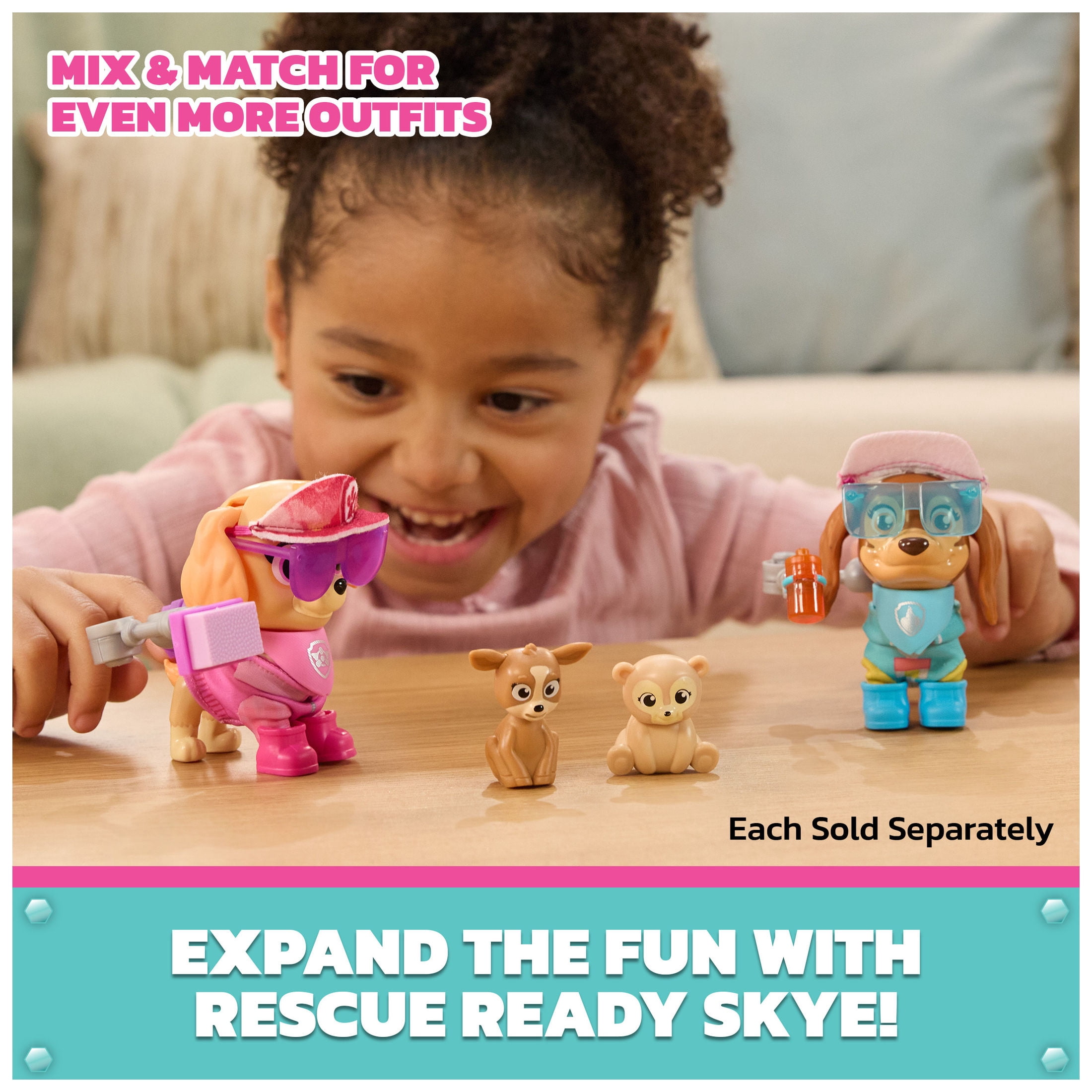 PAW Patrol Skye's World Liberty Rescue-Ready Style Pups, Ages 3+
