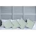 thumbnail image 2 of Ambesonne Geometric Throw Pillow Cover 4 Pack, Chevron Retro Style, 16", Seafoam Yellow Grey, 2 of 7