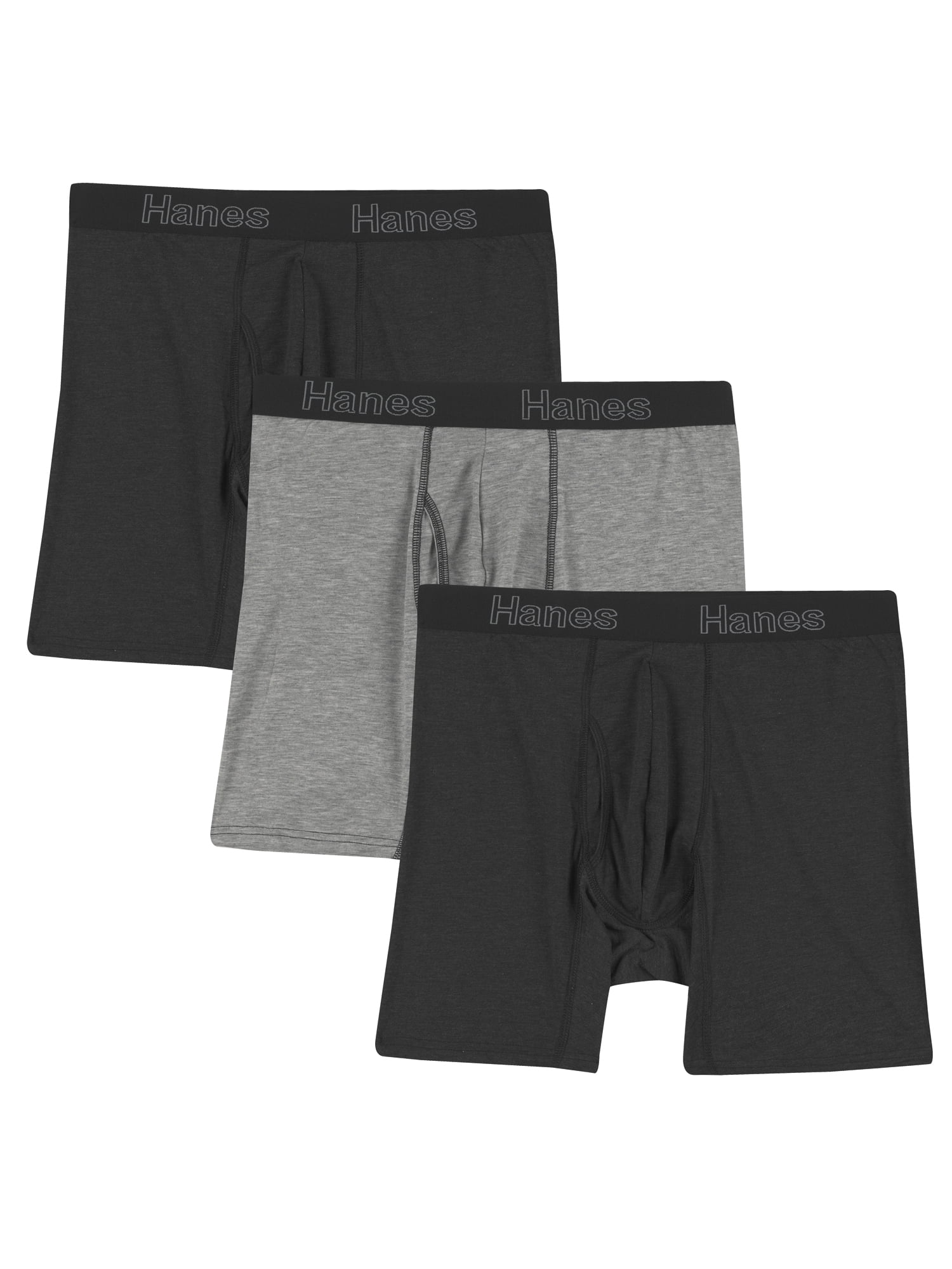 Hanes Men's Comfort Flex Fit Tagless Boxer Briefs, 3 pack