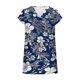 thumbnail image 4 of Camiseta de Manga Corta Impresa con Cuello en V Casual para Mujeres Pullover Suave, 4 of 6
