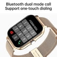 thumbnail image 2 of Reloj inteligente: Monitor de frecuencia cardíaca por pasos, llamada Bluetooth, pantalla táctil, 2 of 5