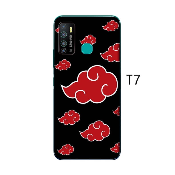 Funda Transparente Para LG Velvet G9 5G K51 V40 V60 ThinQ G8X HS2 Akatsuki Logo Naruto