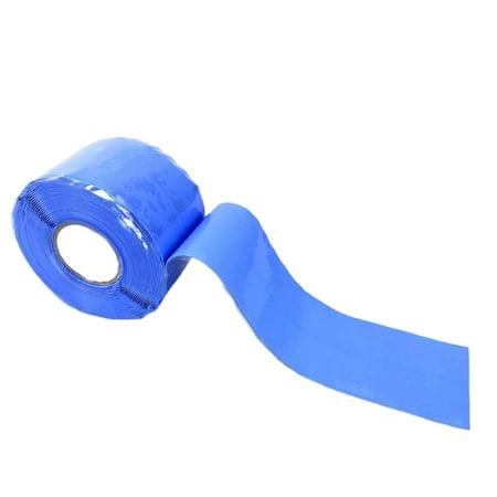 

Self Fusing Silicone Tape Hose Repair Tape Heavy Duty Tape Pipe Repair Tape for Water Leaks Blue