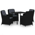 thumbnail image 3 of vidaXL Patio Dining Set Outdoor Dining Set Table and Chair Set for Garden, 3 of 25
