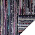 thumbnail image 3 of Alfombras Cotton Hoisery Dark Multi Chindi, 24 x 36 pulgadas, multicolor oscuro, interior/exterior, sala de estar, lavables a máquina, tejidas a mano, entrada a la cocina, 3 of 5