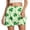 C-Light Green839, variant on Womens Athletic Skorts For Running Tennis Clover Print Workout Mini Skirt With Built In Shorts Comfortable Activewear Versatile Skirt