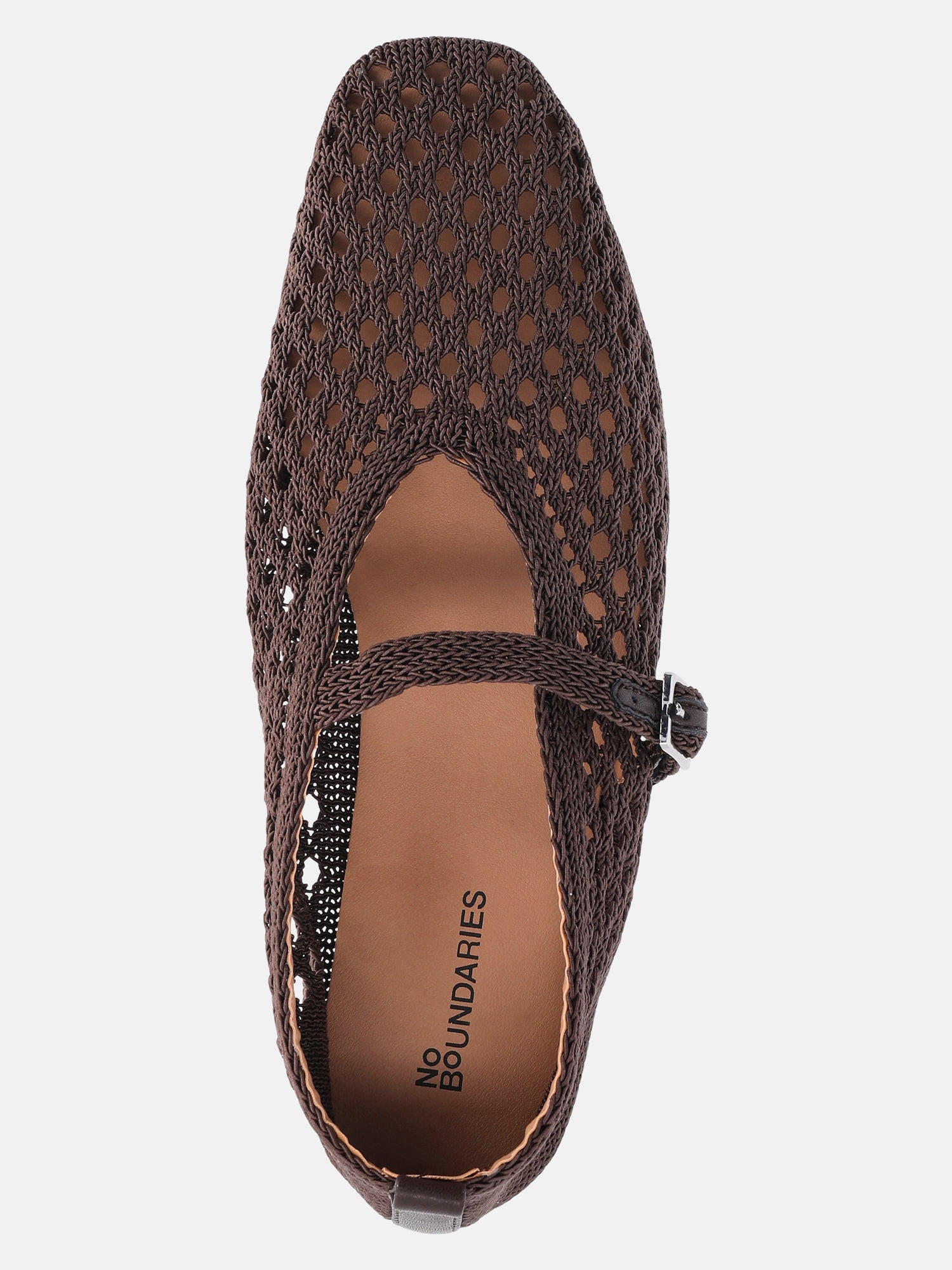 No Boundaries Crochet Mary Jane Flats, Women's