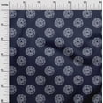 thumbnail image 2 of oneOone Georgette Viscose Fabric Floral Block Printed Craft Fabric BTY 42 Inch Wide, 2 of 4