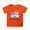 Z54-Orange, variant on Easter Day T-Shirt Toddler Retro Soft Brown Eggs-Track Easter Cute Tshirt Kids 2026 Short Sleeve Cotton Easter Tee Tops
