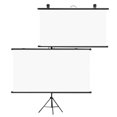 thumbnail image 1 of Projector Screen,Screen Wall-mountable With Stand Outdoor Screen Inch Outdoor Stand Idea Party Theater Screen Ratio Wall-mount 16 9 And Stand Compatible Theater Office Movies Screen Video Screen, 1 of 7