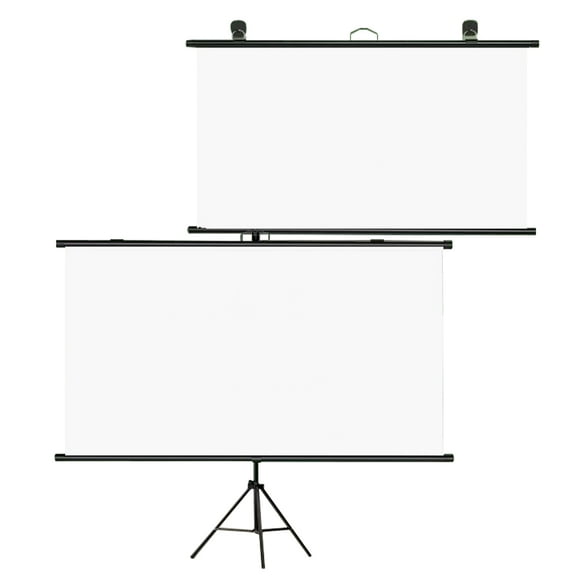 Projector Screen,Ratio Wall-mount And Screen Stand Video Screen Wall-mountable Outdoor Screen 16 And Stand Wall Mountable And Screen Video Screen Theater Screen Office Movies With Stand 16 9 And