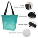 thumbnail image 4 of Balery Teal Turquoise1 Bolsa de Hombro con Diseño, Bolsa Grande y Duradera, Bolsa Versátil para Compras, 4 of 6