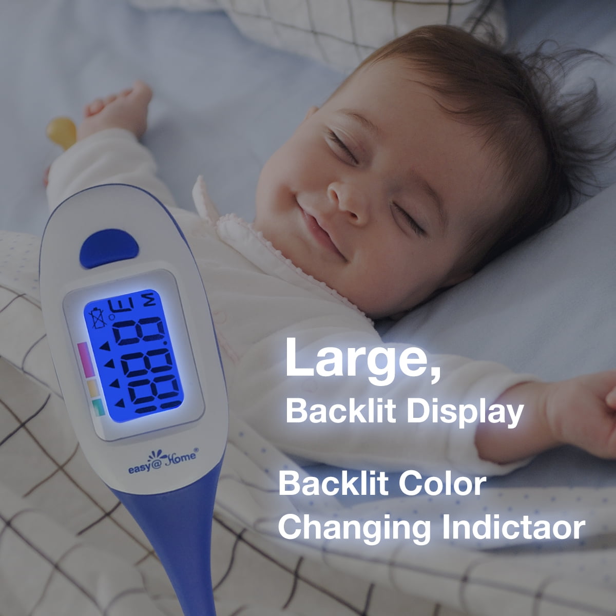 Easy@Home Digital Thermometer for Oral, Rectal or Axillary Underarm Body  Temperature Measurement, EMT-026