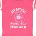 thumbnail image 4 of Inktastic My Auntie Loves Me Girls Bear Girls Baby Bodysuit, 4 of 5