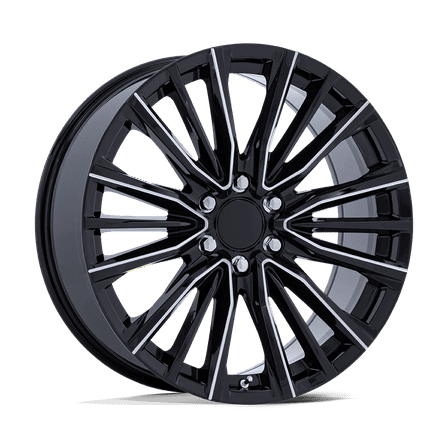 Performance Replicas Cast Aluminum Wheel PR223 22x9 6x5.5 G-BLK MILL 28mm, PR223BE22906128