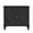 Black_33.6"W, variant on GZXS Retro Wooden Buffet Cabinet with 2 Doors, Adjustable Shelf, 33.6" Media Console Sideboard w/ Cable Management Hole and Solid Wood Legs, for Entryway, Dining/Living Room (Black)