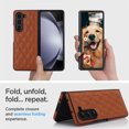 thumbnail image 2 of TECH CIRCLE PU Leather Case for Samsung Galaxy Z Fold 7 (2025 Release) 8.2"/6.5" Cell Phone, Slim Fit and Lightweight, Shockproof Protective Hard Cover for Women Men, Brown, 2 of 8