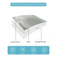 thumbnail image 4 of Twin XL Quilt Bedding Set, Grey White Ombre Circle Reversible Summer Quilt 3 Pieces, Modern Abstract Art Green Lightweight Bedspreads Coverlets with 2 Pillow Shams for All Seasons, 4 of 5