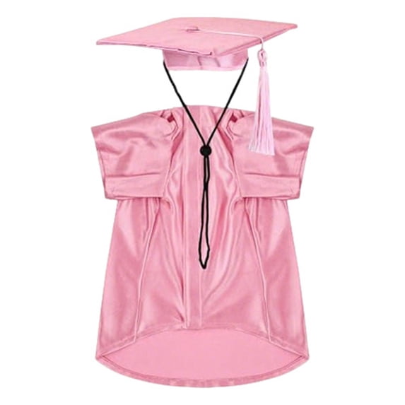 Dog Graduation Cap and Gown 2026 Washable Pet Graduation for Dog Cat Shirt and Hat