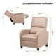 thumbnail image 5 of Sillon Reclinable Reposet Sofa Individual Tela Moderno Sala beige, 5 of 8