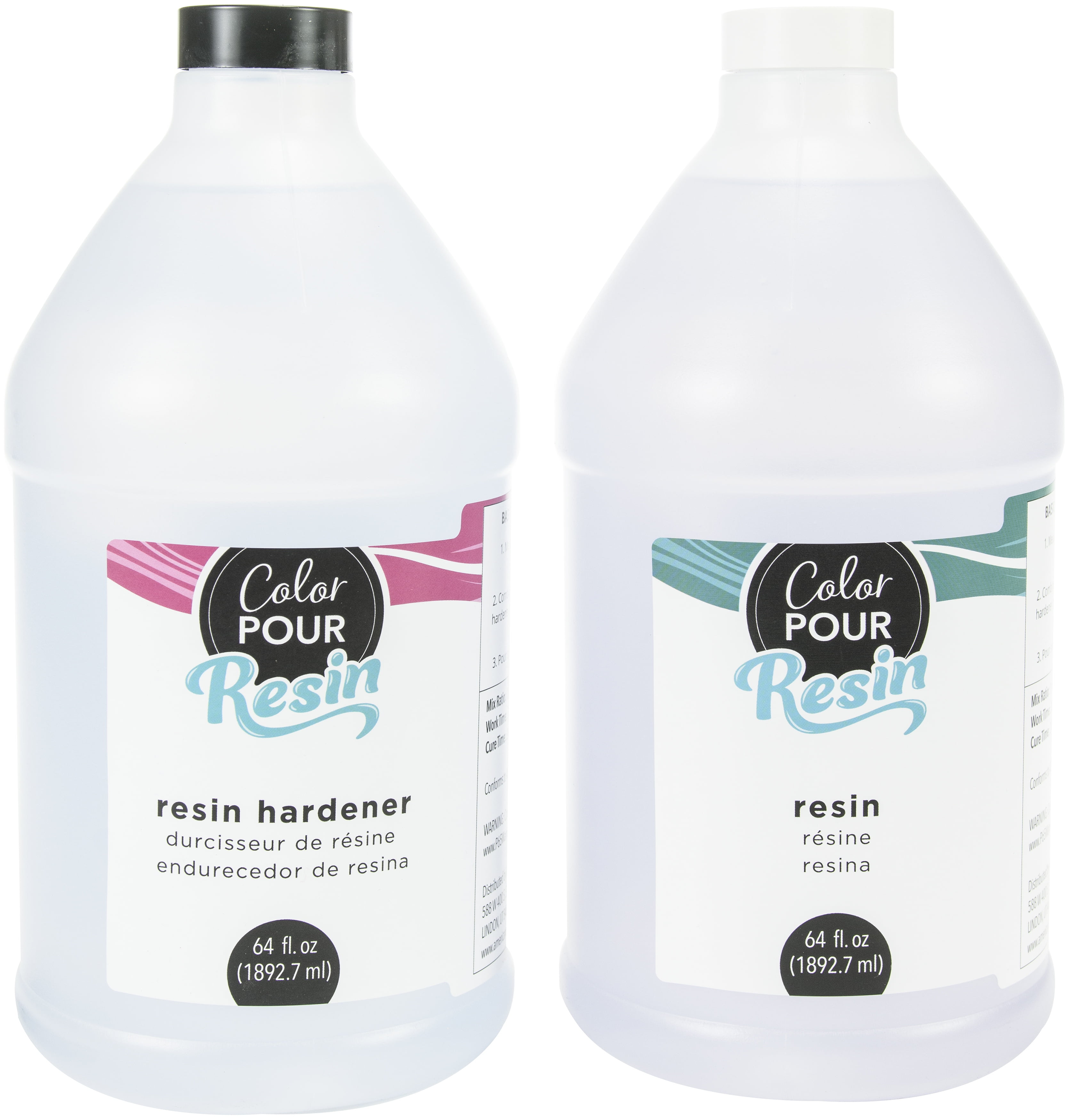 American Crafts Color Pour Resin & Hardener 64oz 2/Pkg-