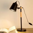 thumbnail image 2 of Lámpara de escritorio ilios innova luz de mesa ajustable Detalles en madera, 2 of 9