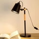 thumbnail image 2 of Lámpara de escritorio ilios innova luz de mesa ajustable Detalles en madera, 2 of 9