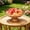 Coffee, variant on Djiypn Fruit Basket Fruit Bowl for Kitchen Counter - Plastic Pedestal Bowl with Flower Edge, Decorative Serving Frutero for Produce and Vegetable Storage, Plastic Decorative Gift Idea, Red