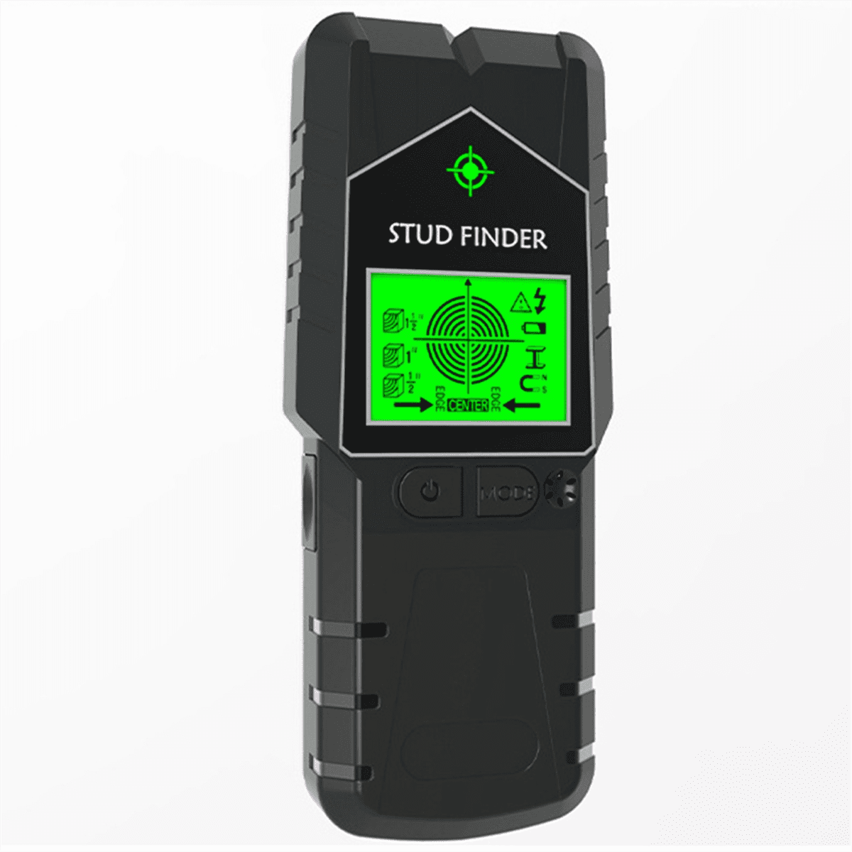 Stud Finder Wall Scanner 6 in 1 Stud Detector, Physical Nail Finding Wall Detector for Wood Metal and AC Wire Black