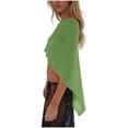 thumbnail image 4 of Riecok Knit Cover Up for Women Long Sleeve Crochet Sun Protection Cover Ups Summer Beach Vacation Tops, 4 of 5