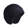 thumbnail image 5 of CoCopeanut Ear Protection Skullies Beanies for Women Men Winter Warm Woolen Knitted Hat Casual Elastic Skullcap Bonnet Unisex Melon Cap, 5 of 6