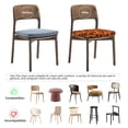 thumbnail image 4 of Logiee Retro Halloween Print Square Chair Seat Covers, Stretch Chair Seat Covers,Seat Chair Slipcover, Non-Slip Chair Slipcover,Furniture Protector for Indoor and Outdoor-Six Piece, 4 of 7