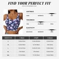 thumbnail image 5 of Sikiie Skull crystal flower Print Strappy Sports Bra for Women Padded Push Up Sports Bra Athletic Running Sports Bra Workout Bra Yoga Bra, 5 of 5