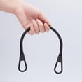 thumbnail image 5 of 8pcs 14 Inch Plastic Bag Handle 2 Colors Bag Strap Replacement U Shape Top Handle Strap for Spring Summer Jelly Candy Handbag Clear PVC Purse Clutch Black/Beige 8mm Thick, 5 of 7