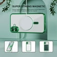 thumbnail image 2 of Dteck Magnetic Case with Tempered Screen Protector for iPhone 16 Plus,Shockproof TPU Transparent Case Compatible with MagSafe Full Camera Lens Protector Plating Back Cover,Darkgreen, 2 of 5