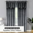 thumbnail image 4 of Regal Home Velvet Curtains - Room Darkening 2-Panels - Rod Pocket Drapes - Luxurious Window Coverings, 4 of 6